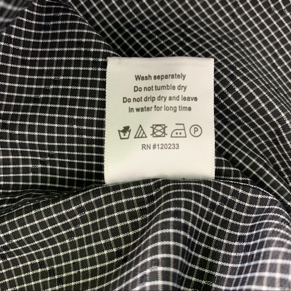 Takumi Japan button front check men’s dress shirt - Picture 8 of 8